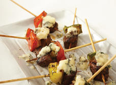 Beef and Blue brochettes