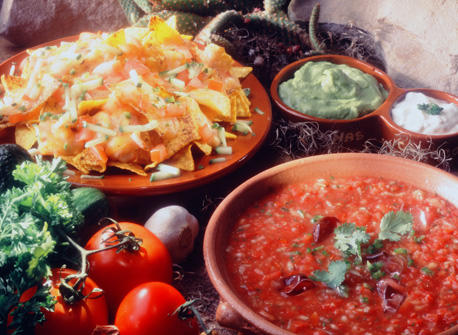Mexican Nachos (Nachos salsa de queso)