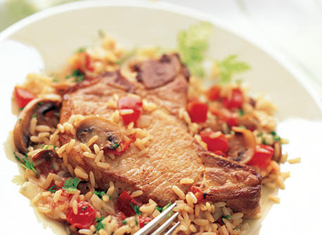 Pork chops and rice recipes
